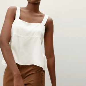Everlane The Clean Silk Picnic Top, Size 2